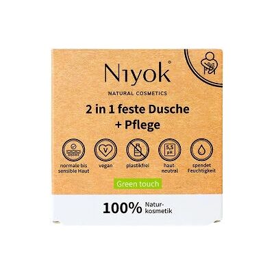 Niyok Green Touch feste Dusche - 80g - Unisex Pflege Niyok Green Touch feste Dusche - 80g - Unisex Pflege