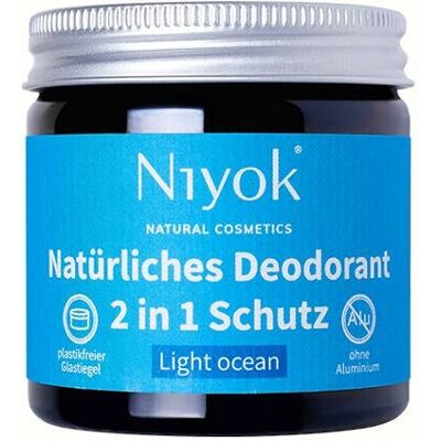 Niyok Leichte Ocean Cream Deodorant - Empfindliche Haut Niyok Leichte Ocean Cream Deodorant - Empfindliche Haut