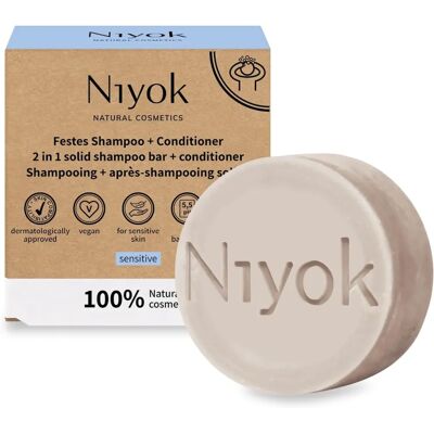 Niyok Sensitive Solid Shampoo & Conditioner - Hair Care Niyok Sensitive Solid Shampoo & Conditioner - Hair Care