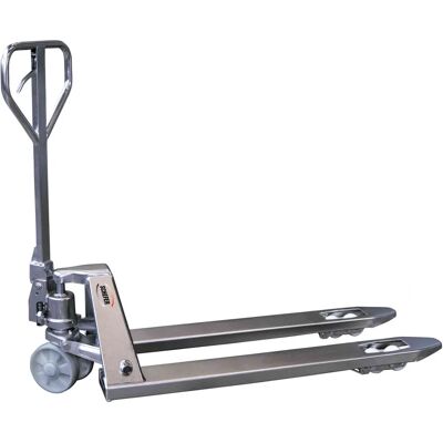 Schefer ECO Professional Edelstahl - Tragkraft 2500 kg - Gabellänge 1150 mm - Edelstahl - Gabelhubwagen Schefer ECO Professional Edelstahl - Tragkraft 2500 kg - Gabellänge 1150 mm - Edelstahl - Gabelhubwagen