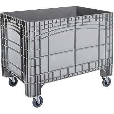 Grand conteneur Kaiserkraft - 535L, Gris, 4 Roues Grand conteneur Kaiserkraft - 535L, Gris, 4 Roues