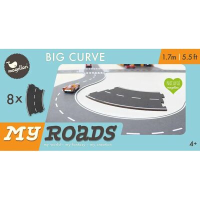 Magellan MyRoads - Große Kurve - Spielbahn-Set Magellan MyRoads - Große Kurve - Spielbahn-Set