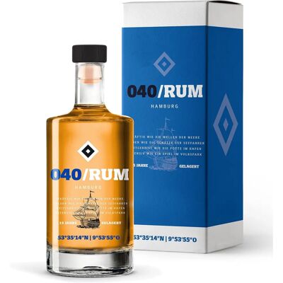 HSV 040 Hamburg Rum - Vanille Pflaume - 40% - 0,5L HSV 040 Hamburg Rum - Vanille Pflaume - 40% - 0,5L