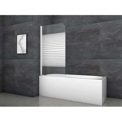 MARWELL - Pulse 1 - Silber - Badewannenfaltwand MARWELL - Pulse 1 - Silber - Badewannenfaltwand