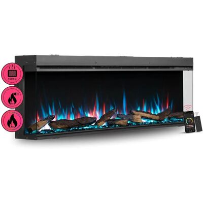 Crownflame Athena 60" Elektrischer Kamin - Realistischer Flammeneffekt Crownflame Athena 60" Elektrischer Kamin - Realistischer Flammeneffekt