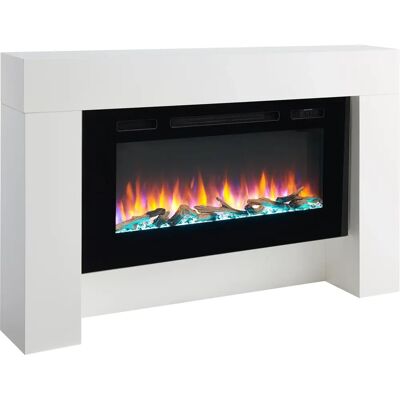 Crownflame Herkules Elektrische Kamin - 3D Flammen, Fernbedienung, 2000W Crownflame Herkules Elektrische Kamin - 3D Flammen, Fernbedienung, 2000W