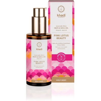 Khadi Pink Lotus Oil - Skin & Soul, 100 ml Khadi Pink Lotus Oil - Skin & Soul, 100 ml