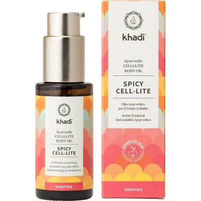 Aceite corporal Khadi - Spicy Cell-Lite - Estimula metabolismo Aceite corporal Khadi - Spicy Cell-Lite - Estimula metabolismo