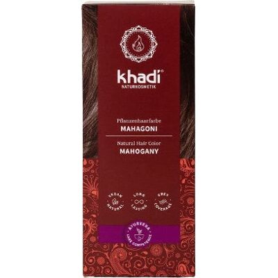 Khadi Mahagoni Haarfarbe - Natürlich, Langanhaltend, Chemiefrei Khadi Mahagoni Haarfarbe - Natürlich, Langanhaltend, Chemiefrei