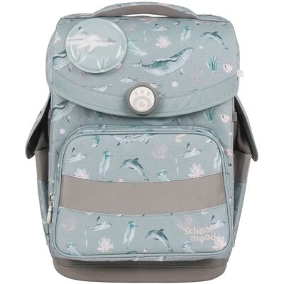 Schulranzen SCHOOL-MOOD Timeless, Nordic Collection, Aqua, Kinder, Gr. B/H/T: 36cm x 42cm x 20cm Schulranzen SCHOOL-MOOD Timeless, Nordic Collection, Aqua, Kinder, Gr. B/H/T: 36cm x 42cm x 20cm