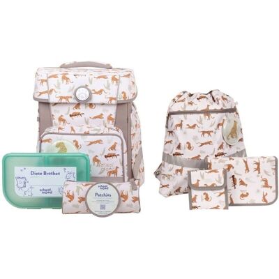 School Mood Maxx Rosa 7-tlg. Schulranzen-Set - Schulrucksack School Mood Maxx Rosa 7-tlg. Schulranzen-Set - Schulrucksack