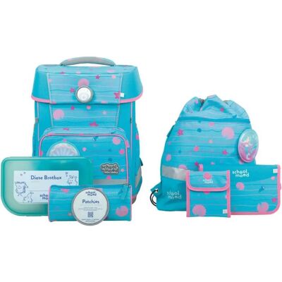 Schulranzen SCHOOL-MOOD Champion - Bunt, Lilly, 30x38x22cm Schulranzen SCHOOL-MOOD Champion - Bunt, Lilly, 30x38x22cm