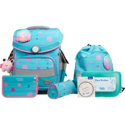 SCHOOL-MOOD Timeless Pro Schulranzen - Lilly Meerjungfrau, LED-Patchy, Polyester SCHOOL-MOOD Timeless Pro Schulranzen - Lilly Meerjungfrau, LED-Patchy, Polyester