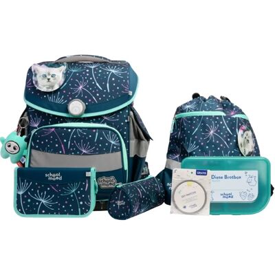 SCHOOL-MOOD Timeless Pro Rucksack - Kinder, lina (kätzchen) SCHOOL-MOOD Timeless Pro Rucksack - Kinder, lina (kätzchen)