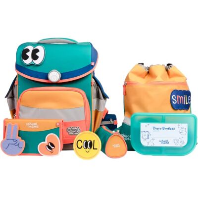 School-Mood Timeless Pro Rucksack - Ergonomisch, Recyceltes PET, Reflektierend School-Mood Timeless Pro Rucksack - Ergonomisch, Recyceltes PET, Reflektierend