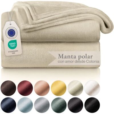Blumtal Areia Manta de Microfibra Fleece - Conforto de Inverno Blumtal Areia Manta de Microfibra Fleece - Conforto de Inverno