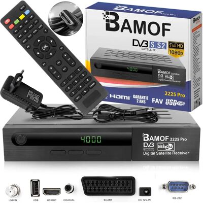 XTRA BATTERY Bamof2225 Récepteur Satellite - Full HD 1080p XTRA BATTERY Bamof2225 Récepteur Satellite - Full HD 1080p
