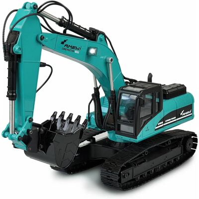 Amewi G704E Funkferngesteuerter Bagger - Metall, 1:14 Maßstab, Realistische Funktionen Amewi G704E Funkferngesteuerter Bagger - Metall, 1:14 Maßstab, Realistische Funktionen