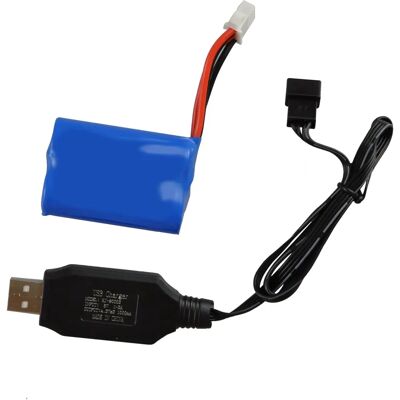 Amewi Li-Ion Akku 7,4V 1100mAh für RC-Modelle Amewi Li-Ion Akku 7,4V 1100mAh für RC-Modelle