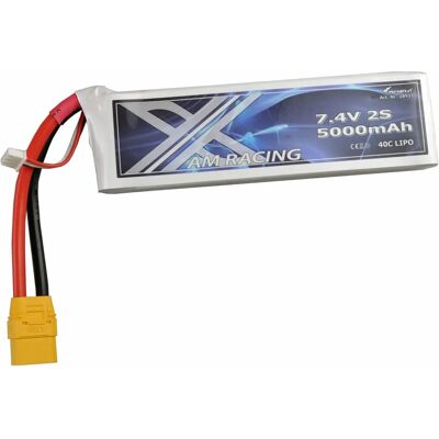 Amewi 28937 RC Akku - Lithium-Polymer 5000mAh 7,4V 40C XT90 Amewi 28937 RC Akku - Lithium-Polymer 5000mAh 7,4V 40C XT90