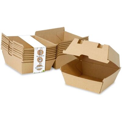 GREENBOX - Take Away Hamburgerbox 50 st Eco-Friendly Packaging GREENBOX - Take Away Hamburgerbox 50 st Eco-Friendly Packaging