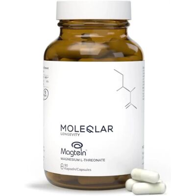 MoleQlar - Magtein - Magnesium-L-Threonat - 90 Kapseln MoleQlar - Magtein - Magnesium-L-Threonat - 90 Kapseln