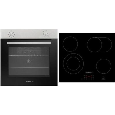 RESPEKTA - Einbauherdset autark - Nero - 56 L - Set di forni RESPEKTA - Einbauherdset autark - Nero - 56 L - Set di forni