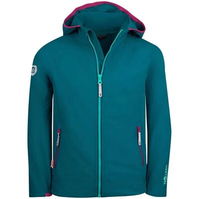 Trollkids - Kvalvika - Azul - Talla S - Softshell Chaqueta Trollkids - Kvalvika - Azul - Talla S - Softshell Chaqueta
