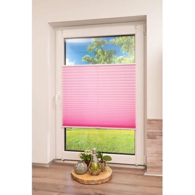 K-HOME Klemmfix Pisa pink Plissee 130cm - Pleated Blinds K-HOME Klemmfix Pisa pink Plissee 130cm - Pleated Blinds