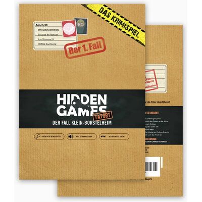 Hidden Games Détective - Jeu de société - Publicité Hidden Games Détective - Jeu de société - Publicité