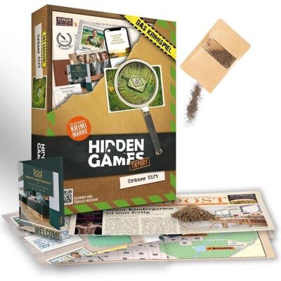 Hidden Games Tatort Krimispiel Fall 3 Grünes Geschenk Escape-Room Spiel Hidden Games Tatort Krimispiel Fall 3 Grünes Geschenk Escape-Room Spiel