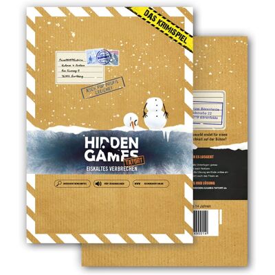 Hidden Games HGFA06EB Crime Froid - Jeu de Détective - 90 min - Publicité Hidden Games HGFA06EB Crime Froid - Jeu de Détective - 90 min - Publicité