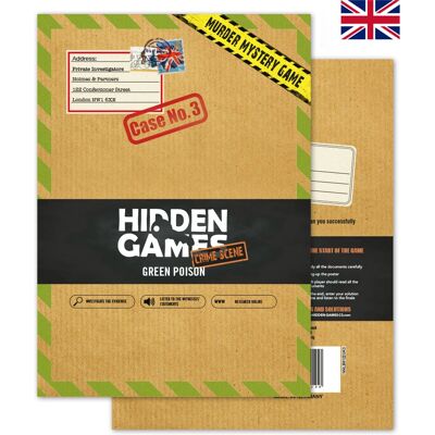 Hidden Games HGFA03MVFR - Jeu de cartes Détective - Vert - 90 min - Publicité Hidden Games HGFA03MVFR - Jeu de cartes Détective - Vert - 90 min - Publicité