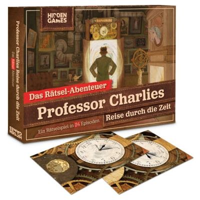 Hidden Games Voyage dans le temps de Charlie - Jeu de société et cartes - Publicité Hidden Games Voyage dans le temps de Charlie - Jeu de société et cartes - Publicité