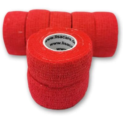 LisaCare - Cerotto dito - Rosso - 2.5 cm - Bandage LisaCare - Cerotto dito - Rosso - 2.5 cm - Bandage