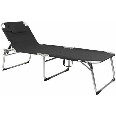 Mojawo Gartenliege - XXL Aluminium Sonnenliege Anthrazit - Gartenliege Mojawo Gartenliege - XXL Aluminium Sonnenliege Anthrazit - Gartenliege