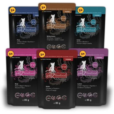 Catz finefood Purrrr - Blötfoder för katter - Blandet paket Catz finefood Purrrr - Blötfoder för katter - Blandet paket