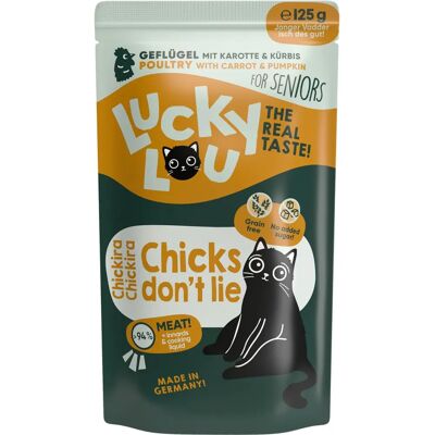 Lucky Lou 014462 Aliment humide pour chats - Senior - Sans céréales Lucky Lou 014462 Aliment humide pour chats - Senior - Sans céréales