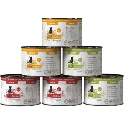 PETS NATURE Catz Finefood Senior - Mokra karma dla starszych kotów - 24x200g PETS NATURE Catz Finefood Senior - Mokra karma dla starszych kotów - 24x200g