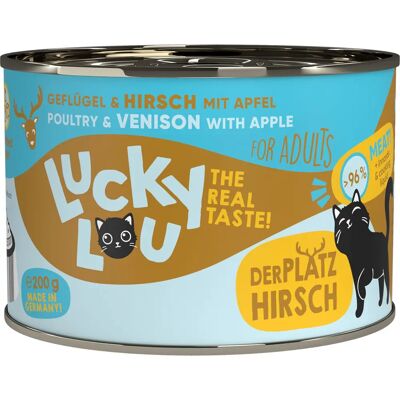 Jedzenie dla dorosłych kotów Lucky Lou - 24x200g Jedzenie dla dorosłych kotów Lucky Lou - 24x200g