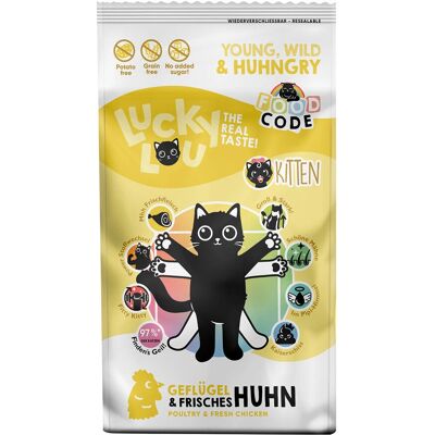 Lucky Lou Kitten Volaille - Nourriture pour Chatons Lucky Lou Kitten Volaille - Nourriture pour Chatons