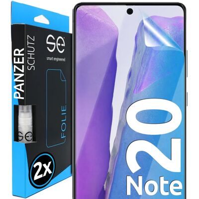 Smart Engineered 2x3D protetor de tela para Samsung Galaxy Note20 transparente - Protetor de tela Smart Engineered 2x3D protetor de tela para Samsung Galaxy Note20 transparente - Protetor de tela
