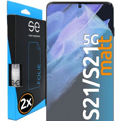Protetor de Tela Fosco para Samsung Galaxy S21 - Kit com 2 Protetor de Tela Fosco para Samsung Galaxy S21 - Kit com 2