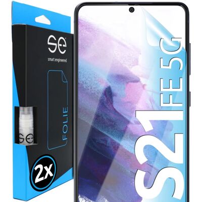 Película Protetora de Tela Galaxy S21 FE 5G - Transparente, 2 peças Película Protetora de Tela Galaxy S21 FE 5G - Transparente, 2 peças