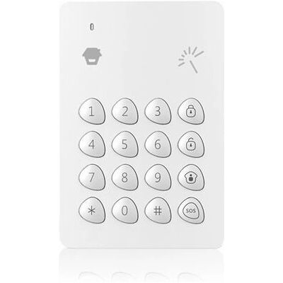 Dispositivo de segurança Chuango KP-700 - Componentes do teclado de alarme Dispositivo de segurança Chuango KP-700 - Componentes do teclado de alarme