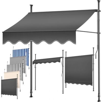 Store de balcon KESSER avec manivelle - Résistant aux UV et à l'eau - Publicité Store de balcon KESSER avec manivelle - Résistant aux UV et à l'eau - Publicité