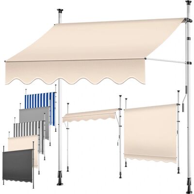 Tenda da sole regolabile con morsetto KESSER - Resistente UV e acqua Tenda da sole regolabile con morsetto KESSER - Resistente UV e acqua