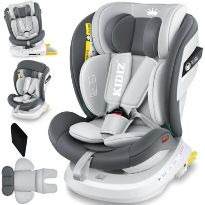 KIDIZ Kindersitz - 360° Drehung, 5-Punkt-Gurt, Isofix, Sonnendach KIDIZ Kindersitz - 360° Drehung, 5-Punkt-Gurt, Isofix, Sonnendach