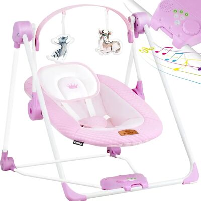 KIDIZ Baby Bouncer - Natürliche Klänge, 5 Geschwindigkeiten, Tragbar KIDIZ Baby Bouncer - Natürliche Klänge, 5 Geschwindigkeiten, Tragbar