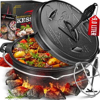 KESSER Juego de Olla de Hierro Fundido - Multifuncional KESSER Juego de Olla de Hierro Fundido - Multifuncional